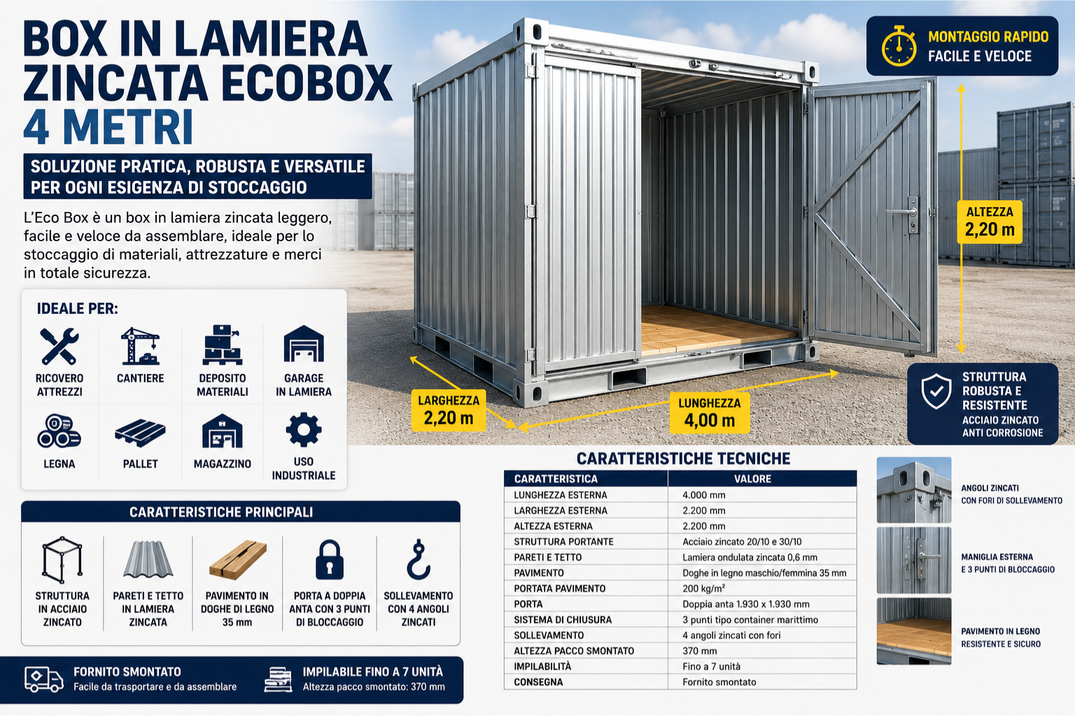 ecobox 4 metri