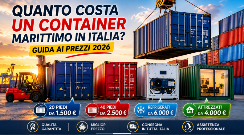 costo container marittimo